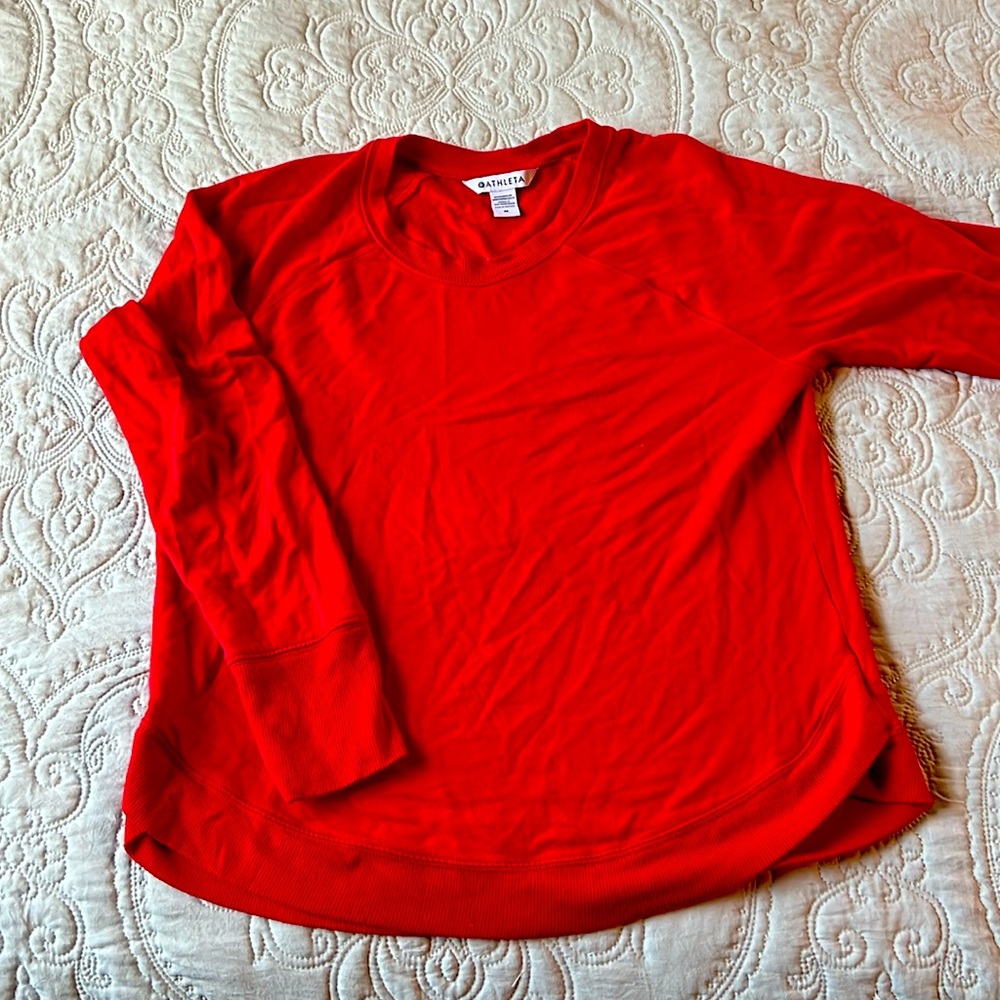 Red Athleta longsleeve